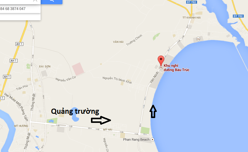 ban do đường đi đến bầu trúc - đen giòn Resort